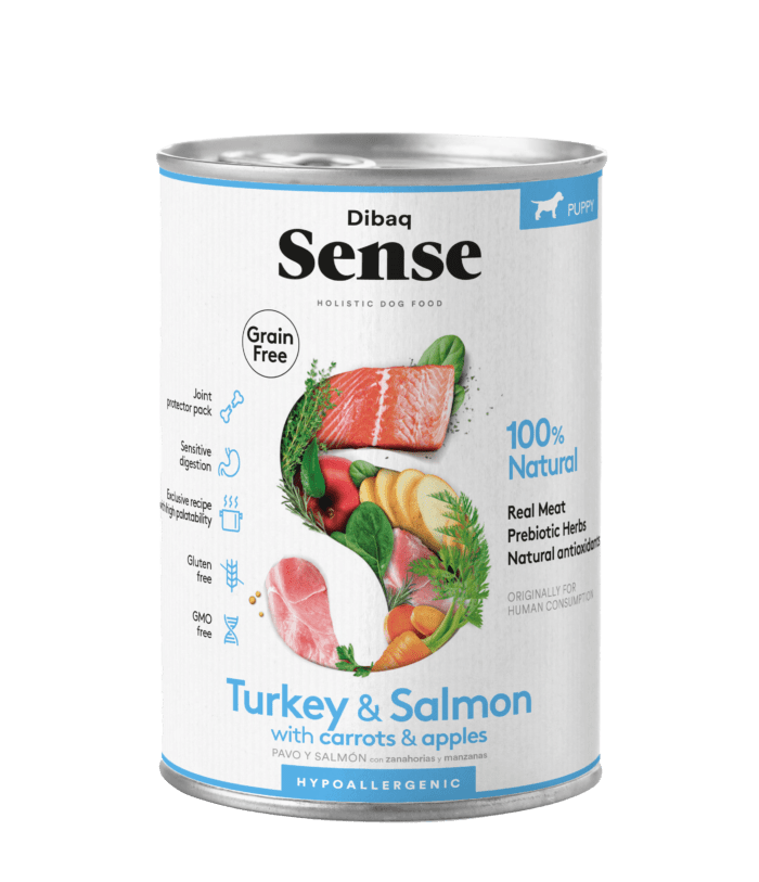 Dibaq Sense SALMON &  TURKEY (PUPPY) CAN | Wet Food