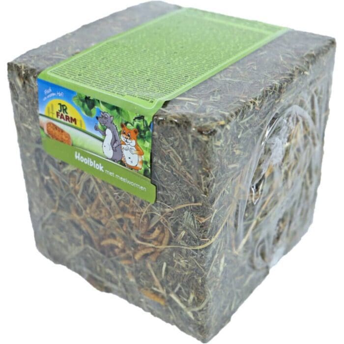 JR FARM HOOIBLOK MET MEELWORM 125 GR