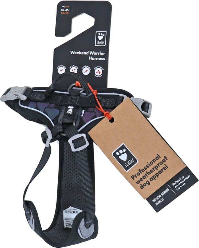 HARNESS W.WAR. ZWART 100-120CM 933398