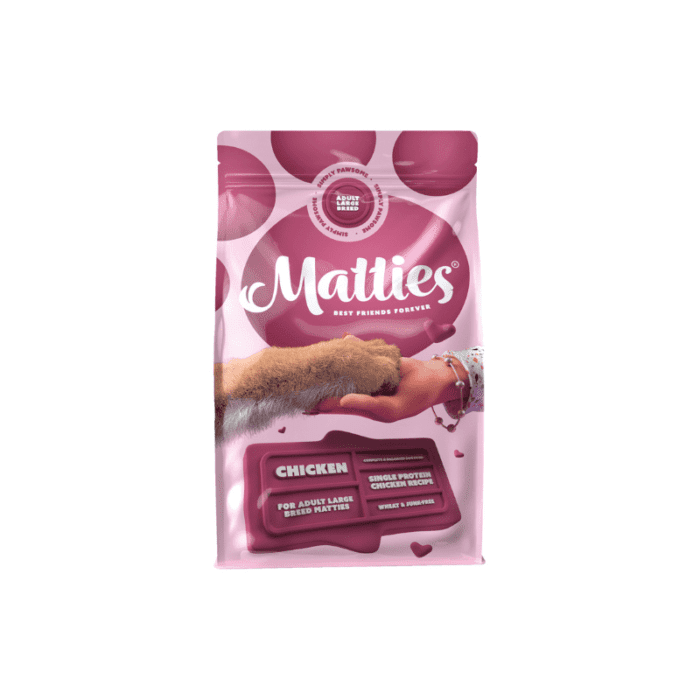 Matties premium Adult large breed kip hondenbrokken