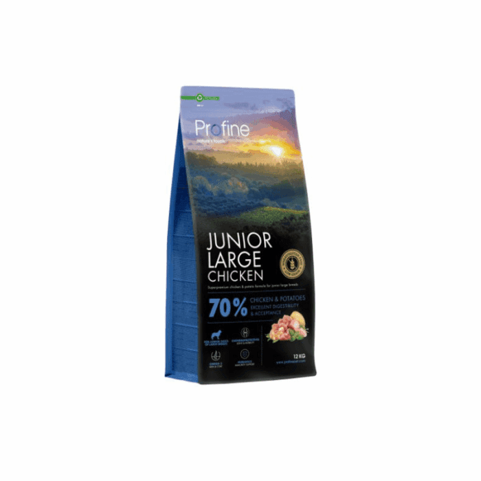 Profine hond droog junior groot kip 12kg